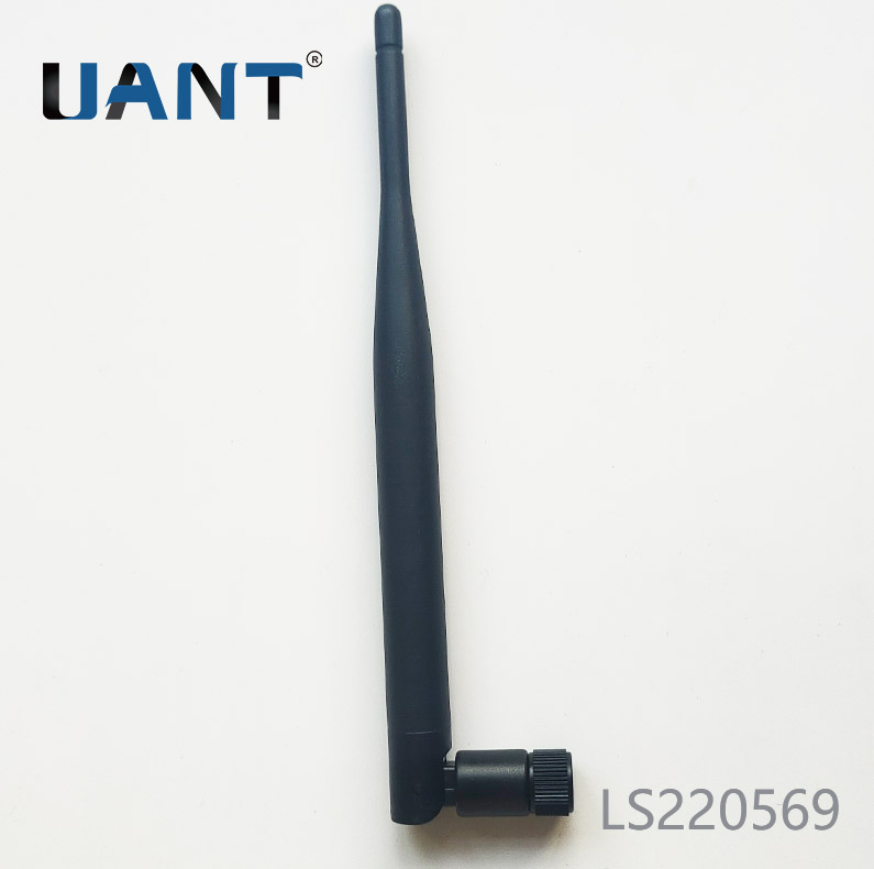 868MHz 大棒球黑色外置天线，SMA公头母针