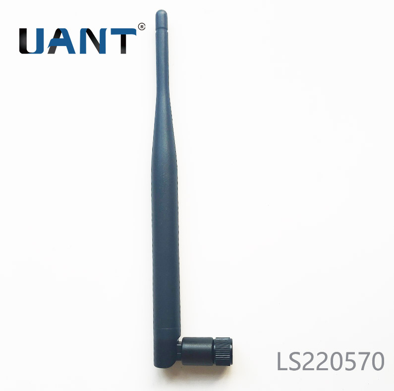 915MHz 大棒球黑色外置天线，SMA公头母针